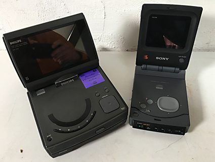 Philips vs Sony CD-i portable player