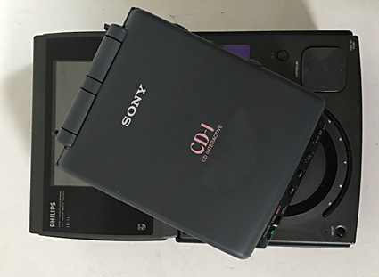 Philips vs Sony CD-i portable player