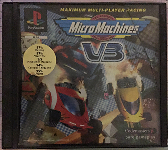 Mirco Machines V3,Sony Playstation One,Retrocomputer/Sony/Software/Psone