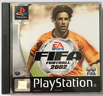 FIFA 2002,Sony Playstation spel,Retrocomputer/Sony/Software/Psone