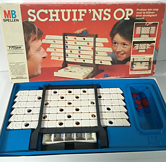 Schuif eens op,MB Spellen 1981,Toys/Puzzel-Bordspel