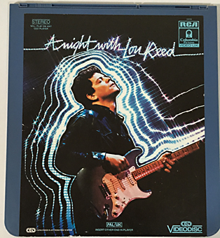 a Night with Lou Reed (1983),RCA CED Videodisc,CED_Videodisc