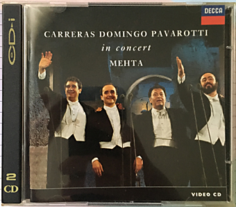 Carreras Domingo Pavarotti,Philips CD-i Videocd,Retrocomputer/Philips/Software/CD-I-music