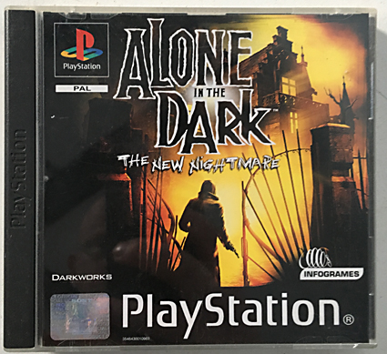 Alone in The Dark,Sony PSone game,Retrocomputer/Sony/Software/Psone