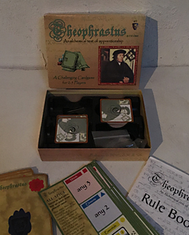 Theophrastus (An Alchemical test of apprenticeship),Mayfair Games 2001,Toys/Puzzel-Bordspel