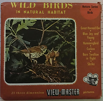 Wild Birds in natural Habitat,ViewMaster schijven,Stereoviewers/ViewMaster/Reels