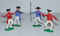Civil War plastic figure - 4 st